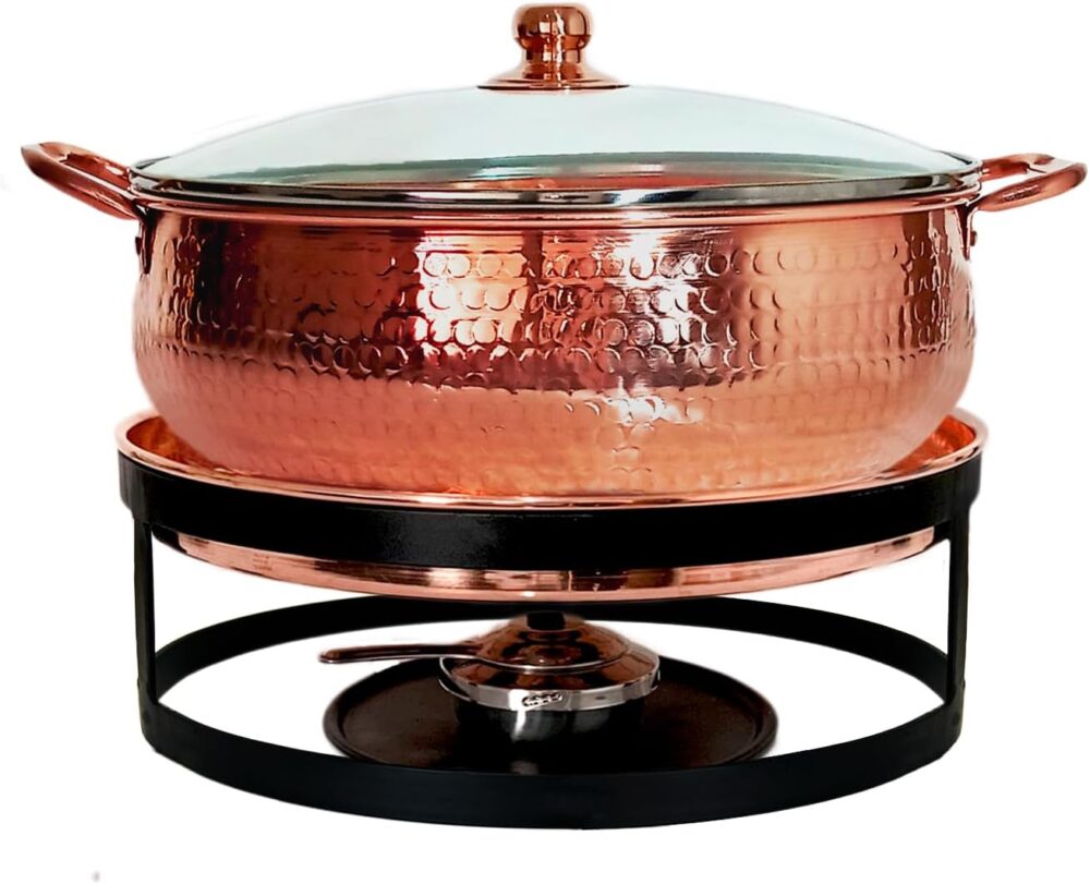 Rechaud Bojudo Cobre Puro Banho Maria 8 Litros Buffet