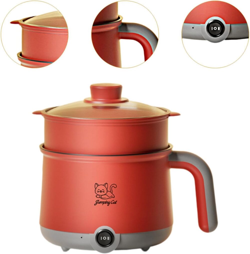 Bothyi Mini panela elétrica quente com vaporizador frigideir... - Image 3