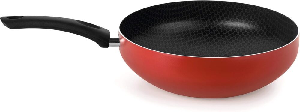 Multiflon Frigideira Wok 28 Centímetros com Cabo Vermelho Al...