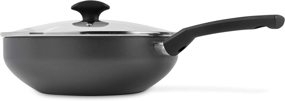 Wok 28 Centímetros com Tampa Aluminio Antiaderente Linha Ind... - Image 3