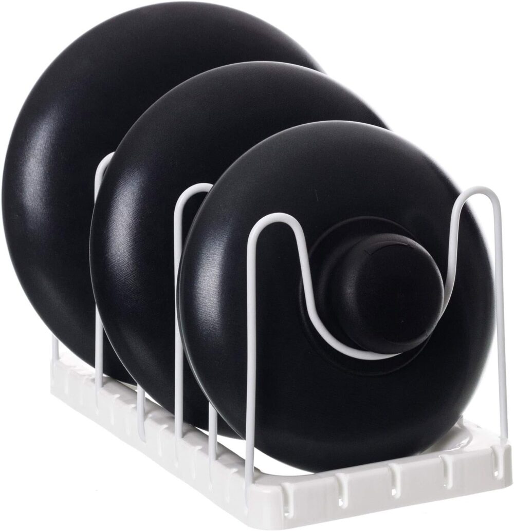 Organizador para Tampas e Frigideiras, Metaltru, Branco - Image 3