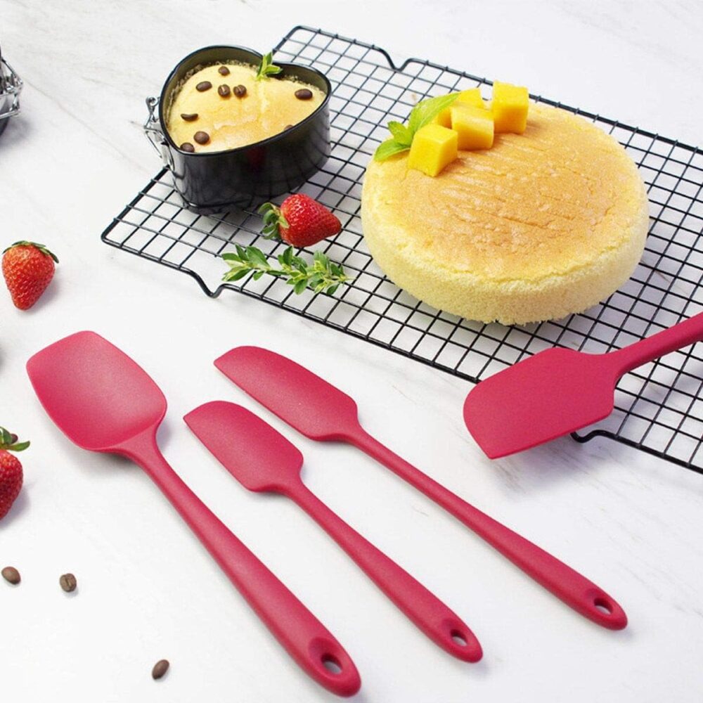 Jogo de Espátulas e Pegador em Silicone para Confeitaria Cor... - Image 2