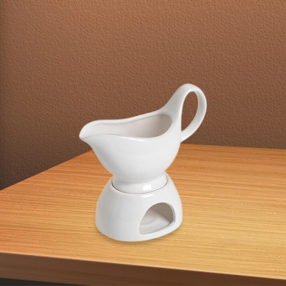 DimyFew Conjunto de molheira de cerâmica, panela de fondue d... - Image 4