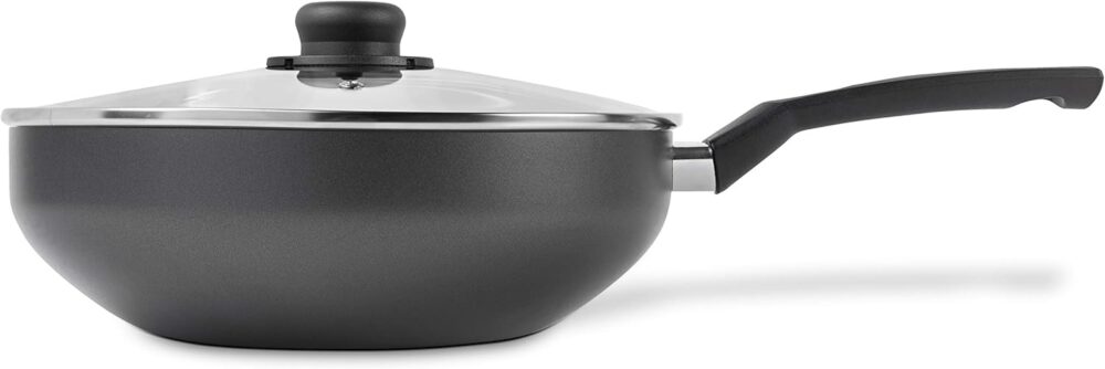 Wok 28 Centímetros com Tampa Aluminio Antiaderente Linha Ind... - Image 2