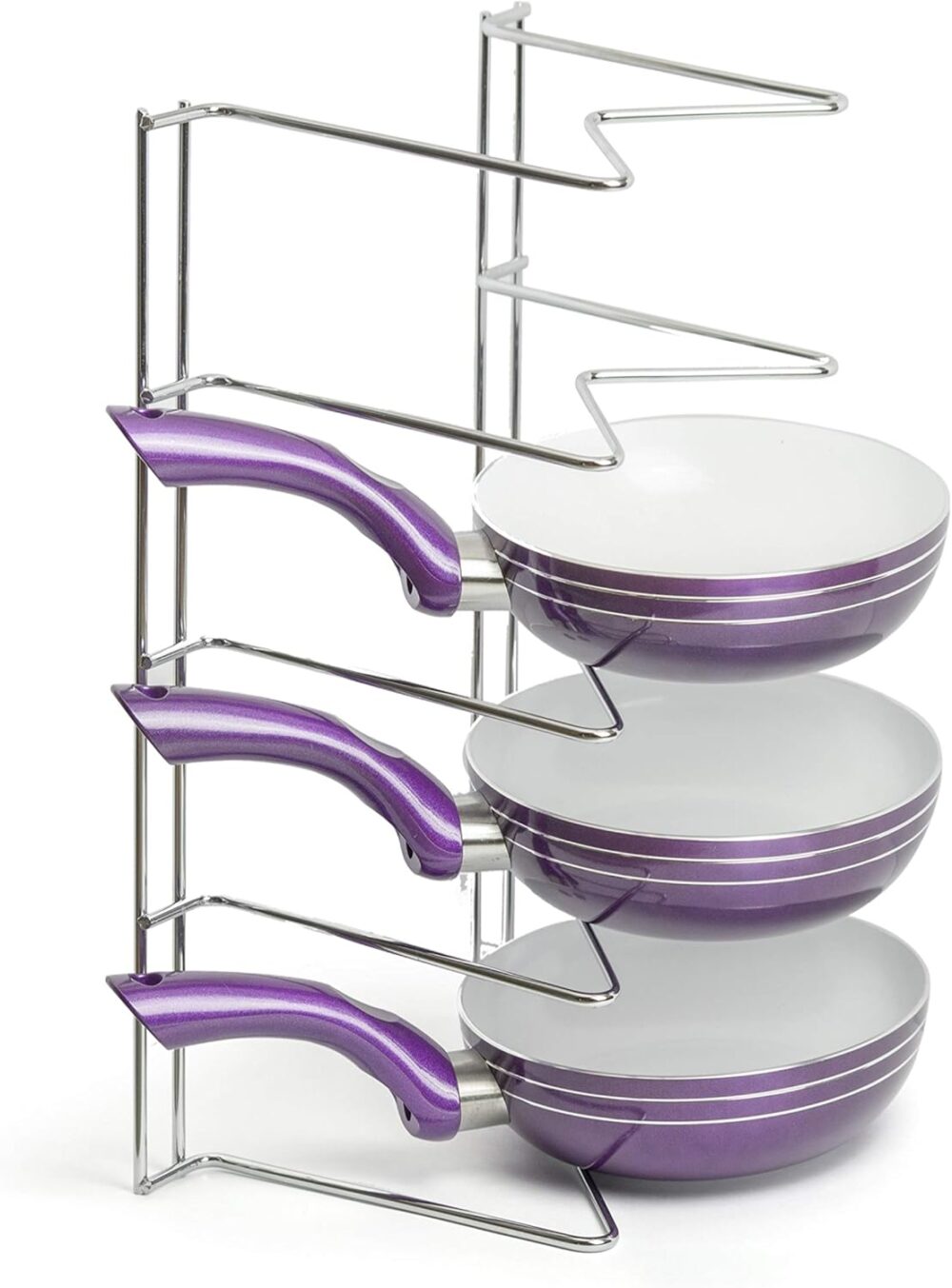 Organizador Armário de Cozinha Porta Tampas Travessas Frigid...