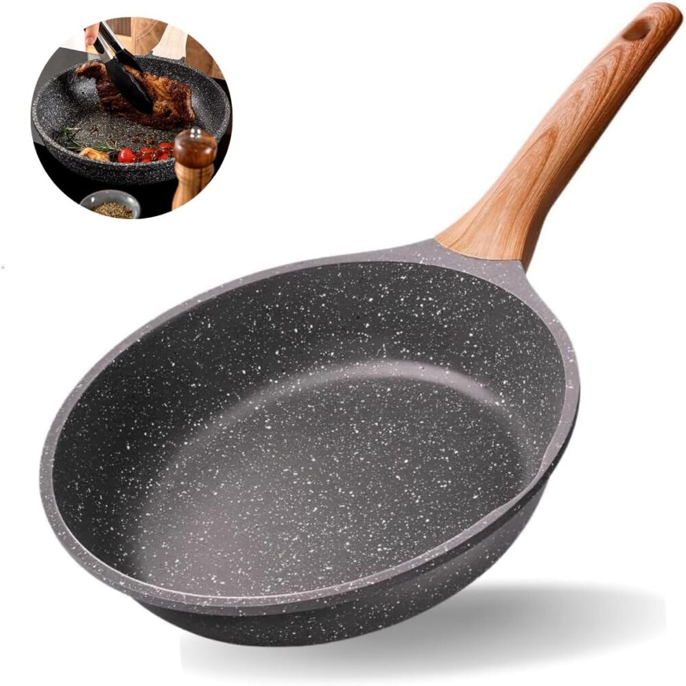 Frigideira Antiaderente Grande 24cm Ceramico Frita Sem Óleo ... - Image 8