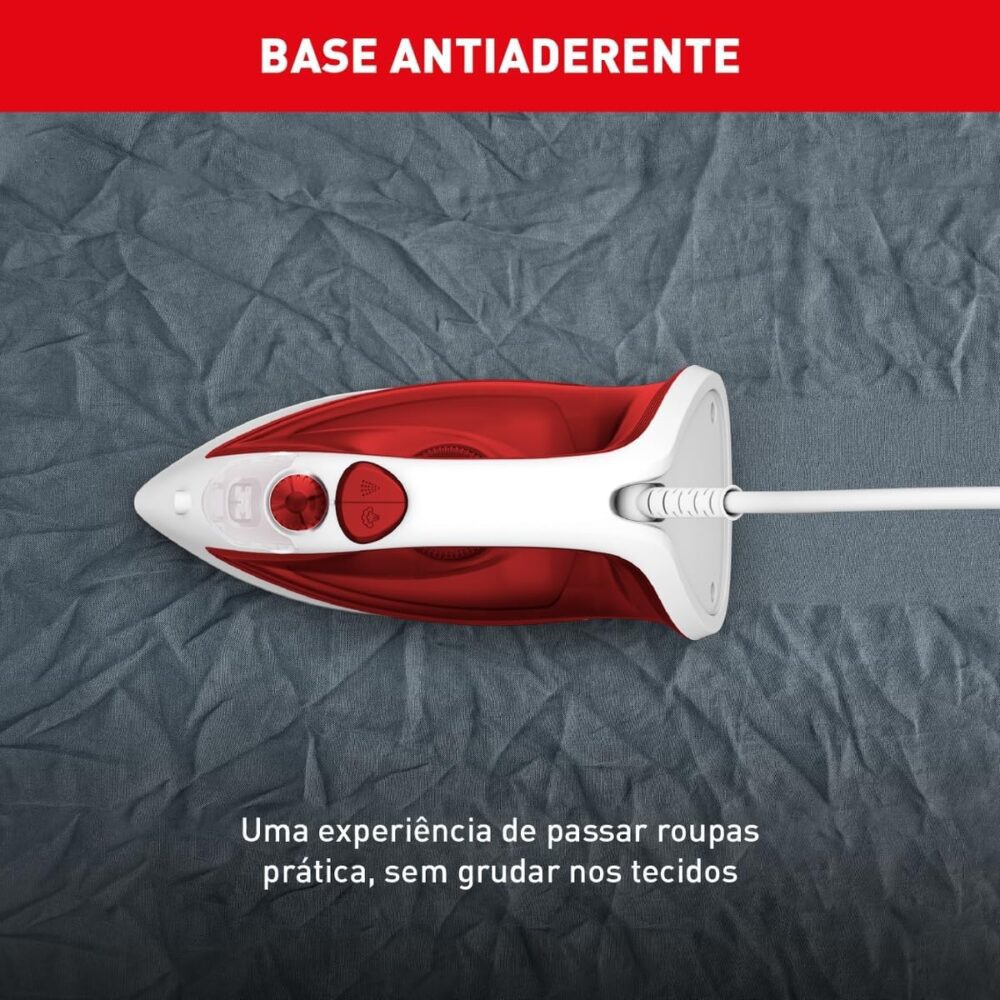 Ferro a Vapor Arno Essentialgliss com Base Antiaderente FMQ ... - Image 4