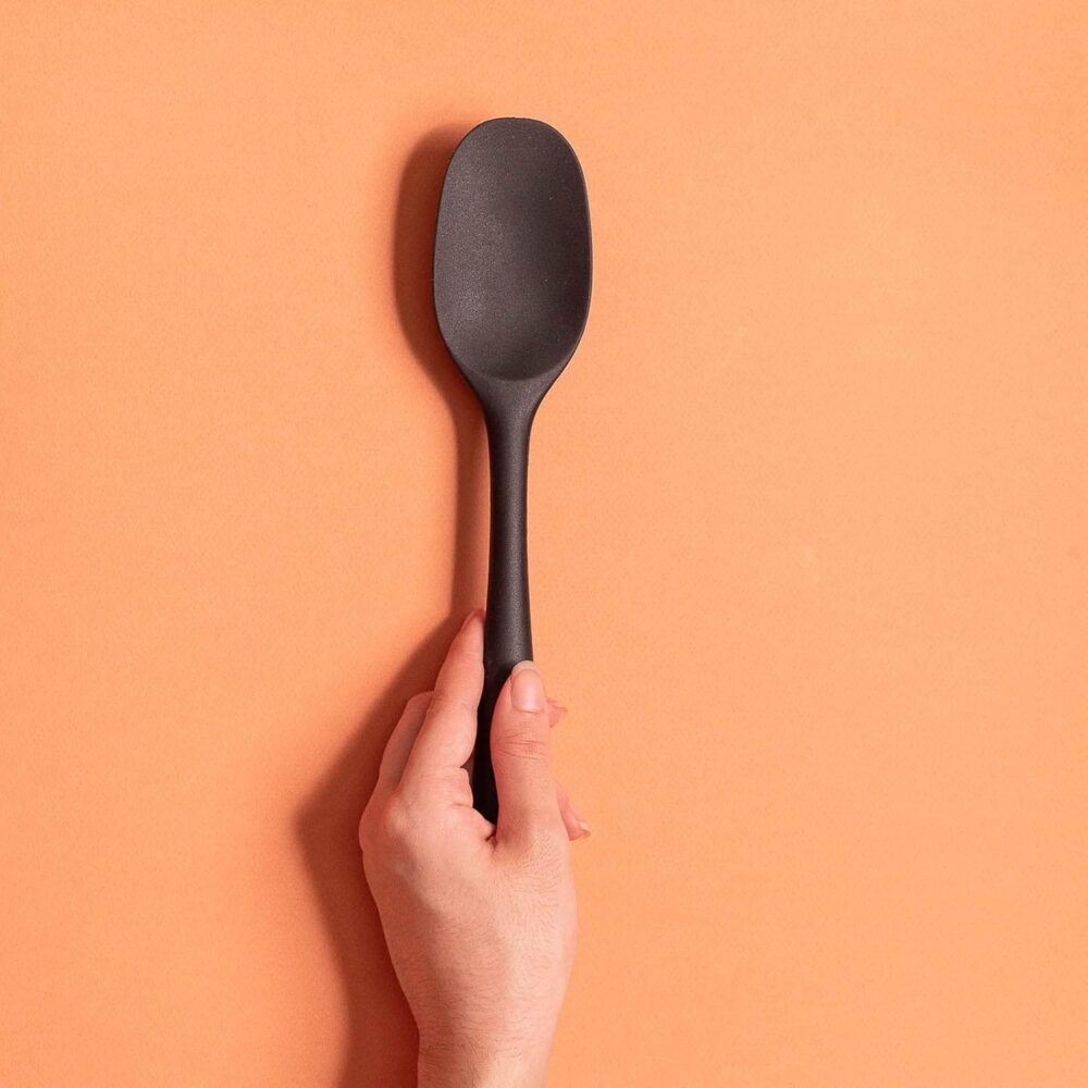 MOZCADA Espátula de Silicone Redonda Grande Preta - Image 2