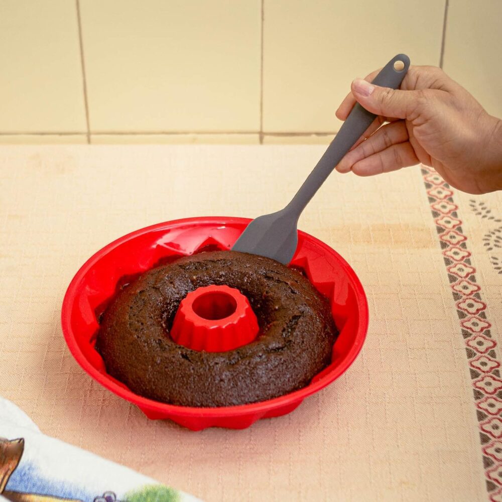 MOZCADA Cozinha Espátula de Silicone Reta, Cinza, 21.3 x 4.2... - Image 2