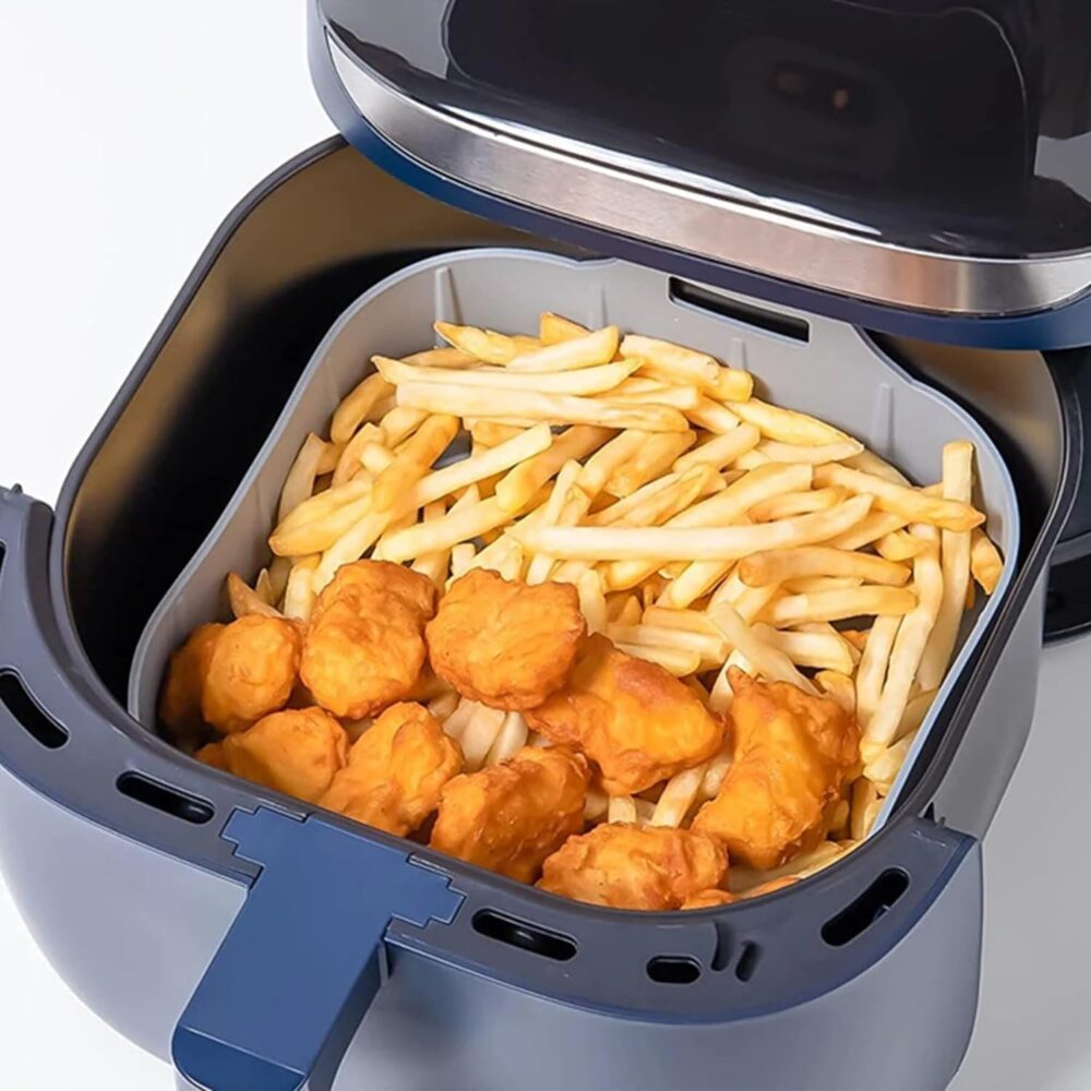 Forma de Silicone Quadrada para Air Fryer, Antiaderente 18x1... - Image 4