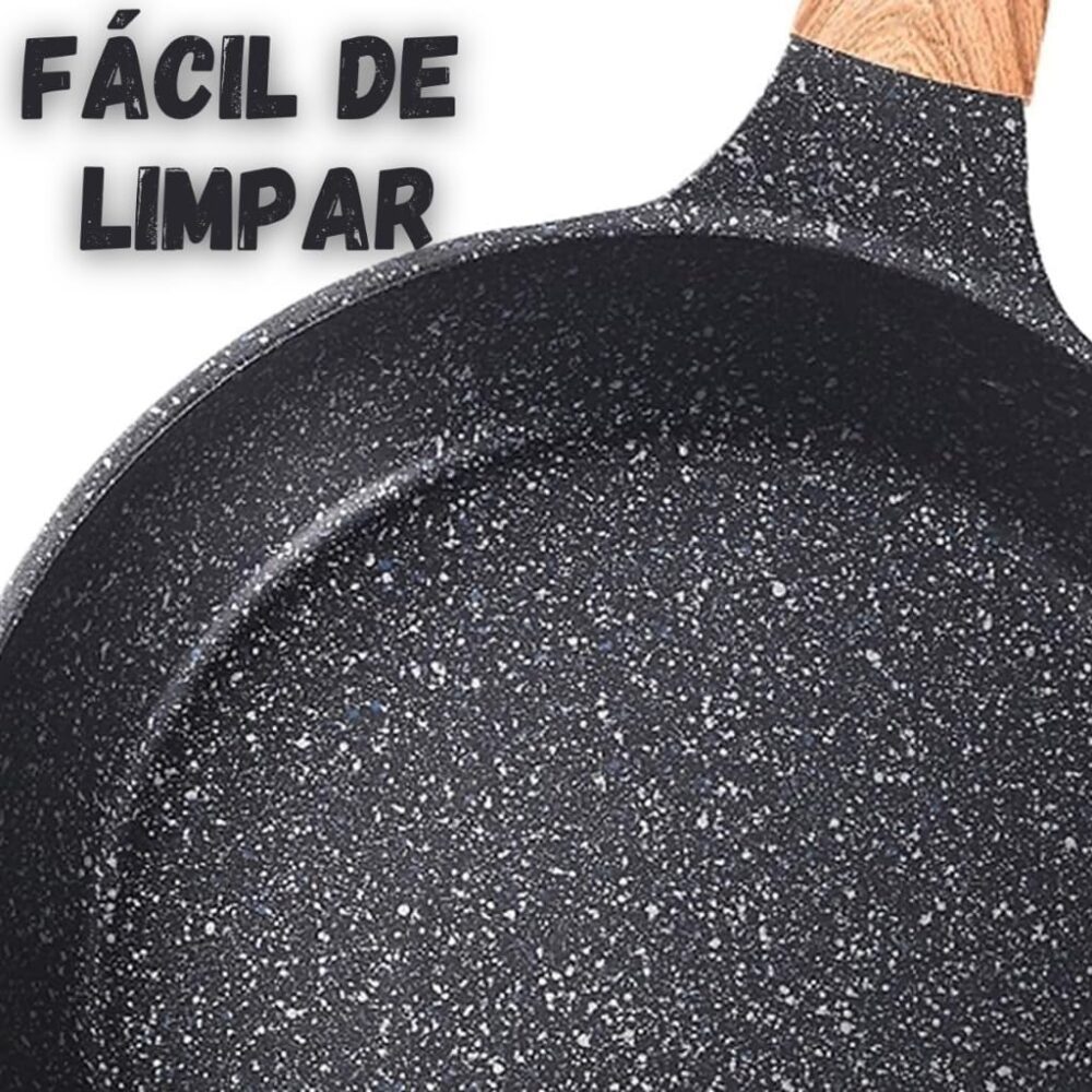 Frigideira Antiaderente em Alumínio Revestida em Cerâmica Co... - Image 7