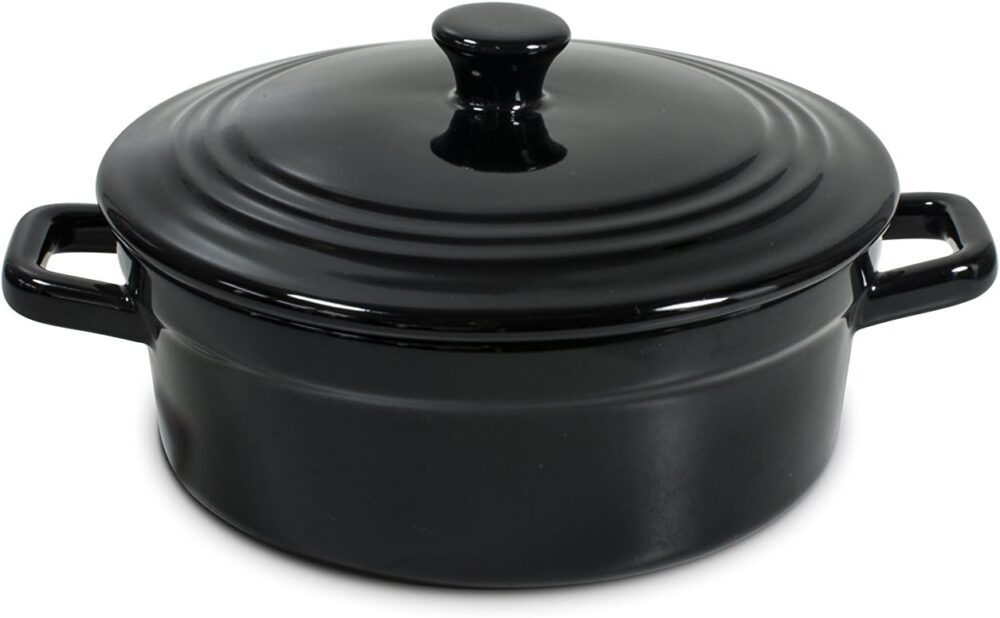 Ceraflame Caçarola de Cerâmica Mini, 12cm, 350ml, Preto