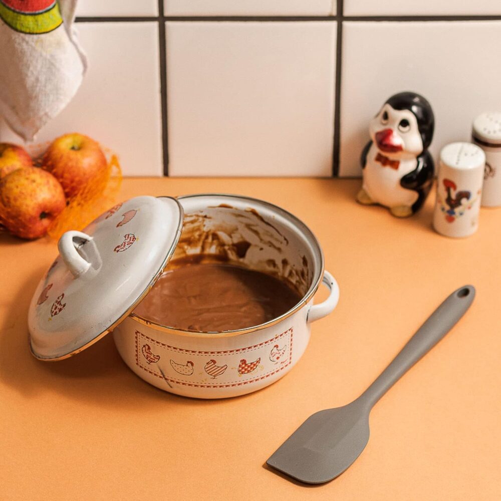 MOZCADA Cozinha Espátula de Silicone Reta, Cinza, 28 x 5.5 x... - Image 2