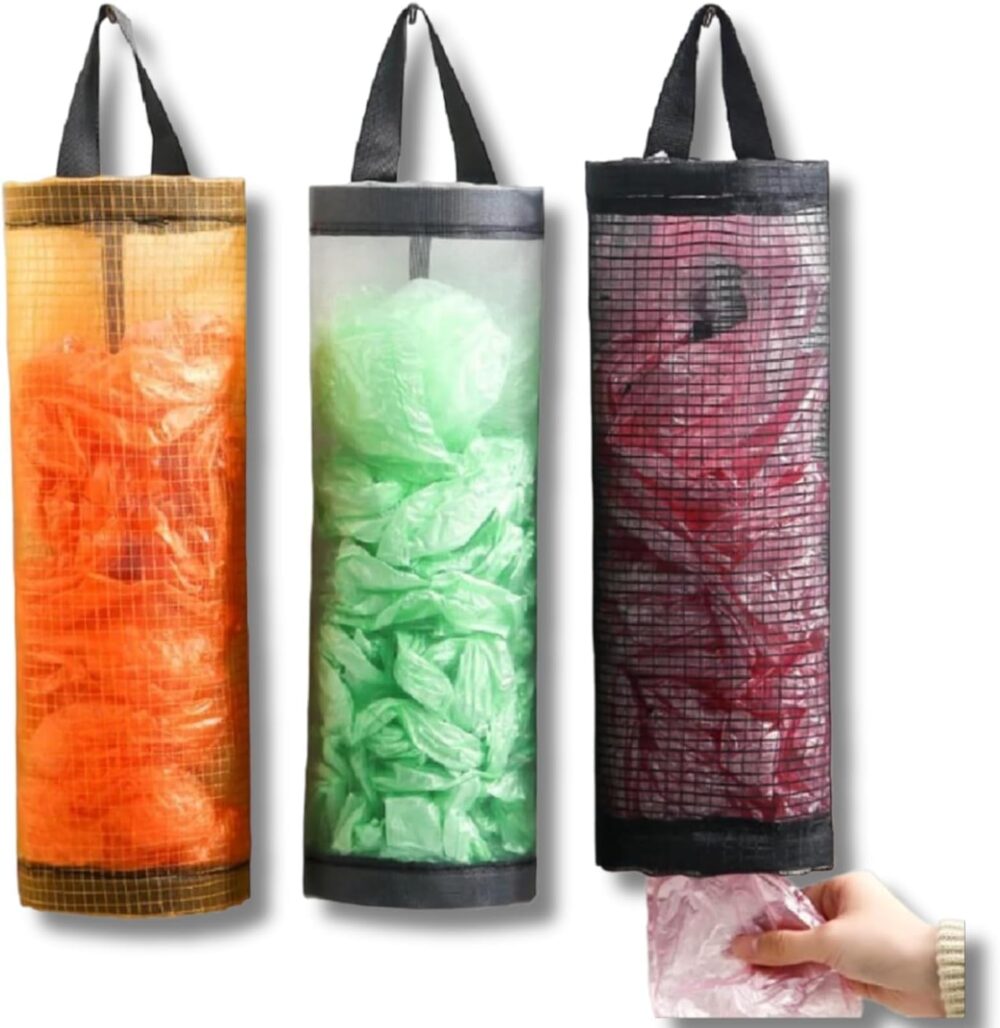 Puxa Saco Organizador Porta Sacolas Plasticas de Cozinha (Pr... - Image 2