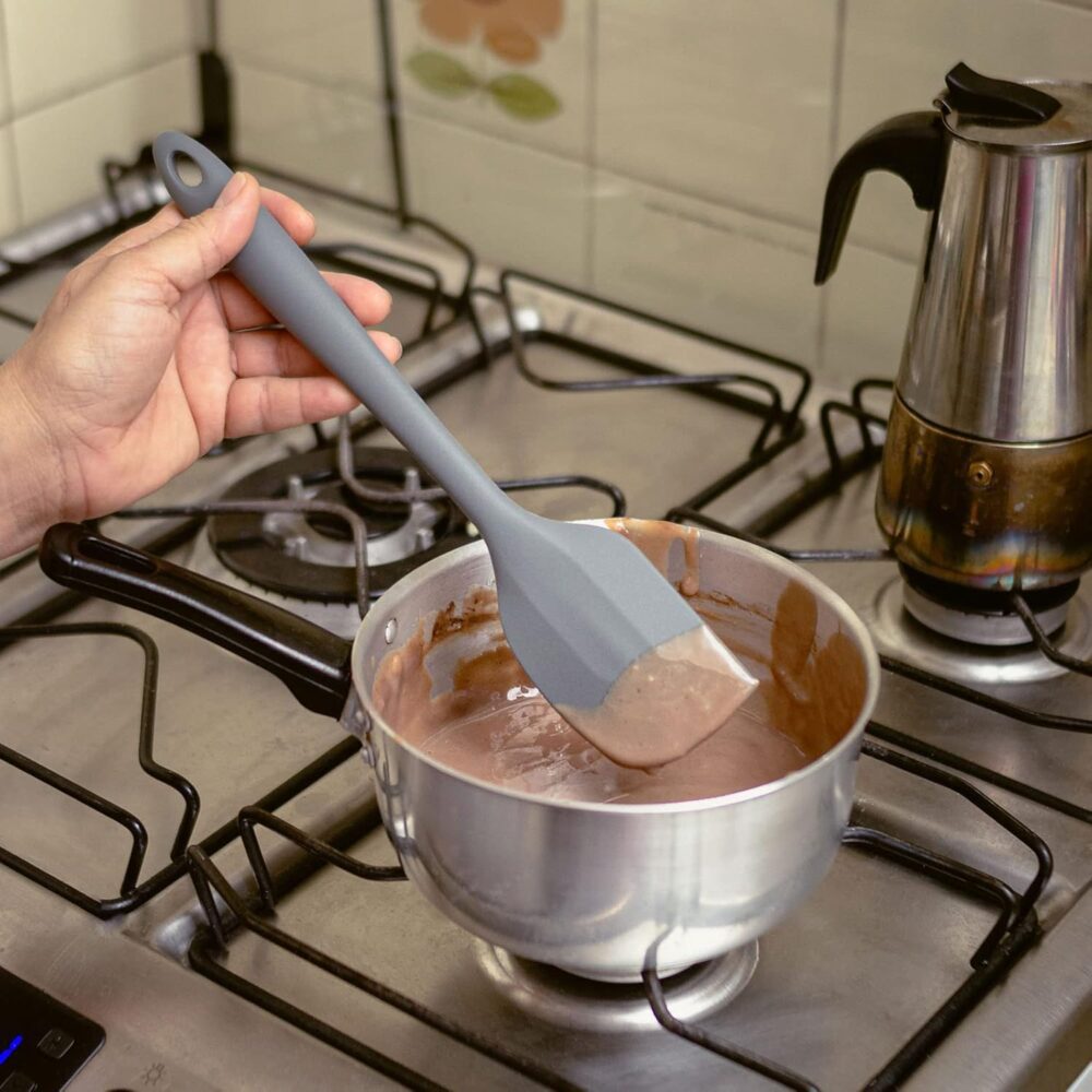 MOZCADA Cozinha Espátula de Silicone Reta, Cinza, 28 x 5.5 x... - Image 3