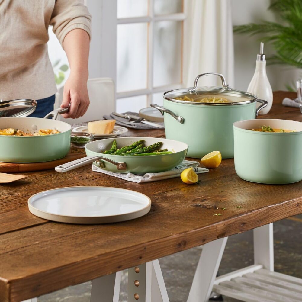 KitchenAid Conjunto de panelas antiaderentes de cerâmica ano... - Image 6