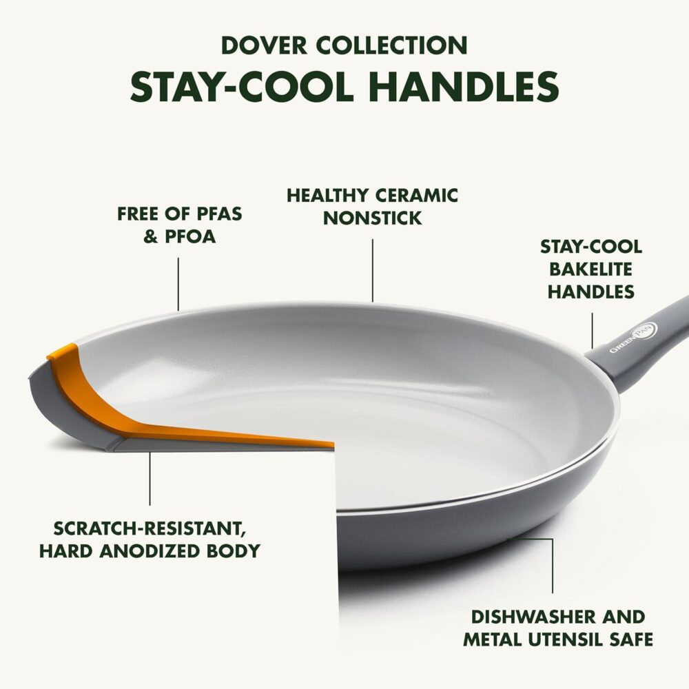 GreenPan Frigideira Dover Healthy Ceramic Antiaderente, 20 c... - Image 3