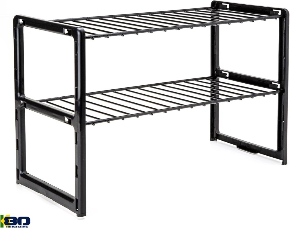 Rack Organizador de Cozinha Grande Prateleira Dupla Ajustáve... - Image 3