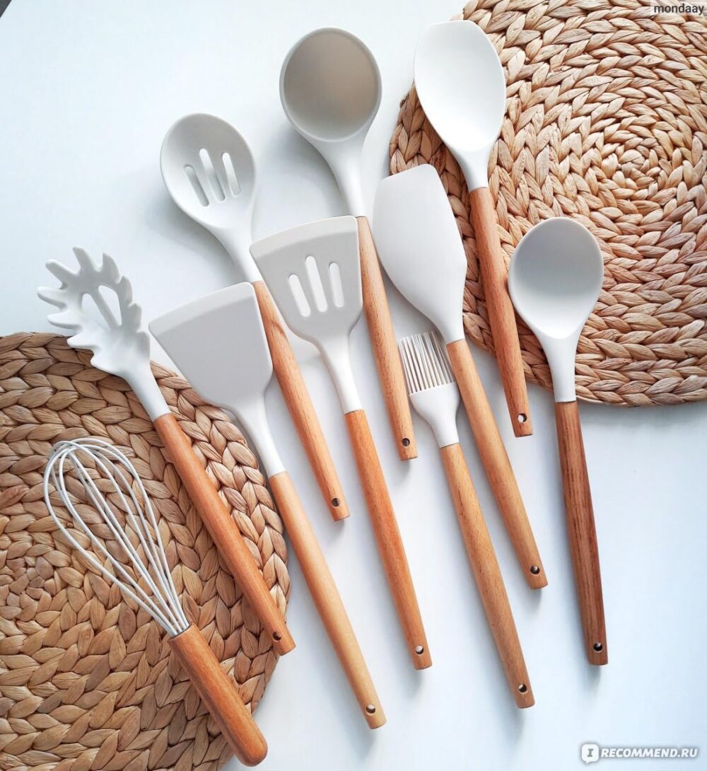 Utensílios para Cozinha Silicone, Kit 19 Peças - Conjunto Co... - Image 6
