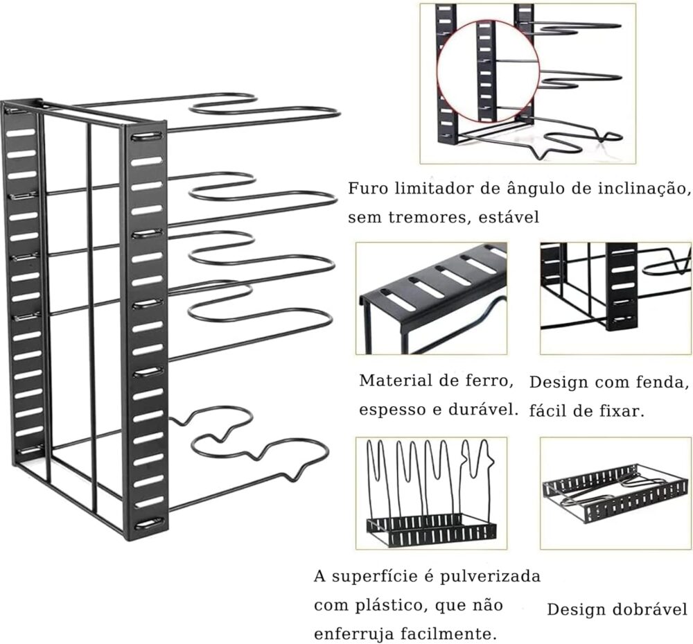 Organizador de Panelas e Frigideiras para Armários | Otimiza... - Image 3