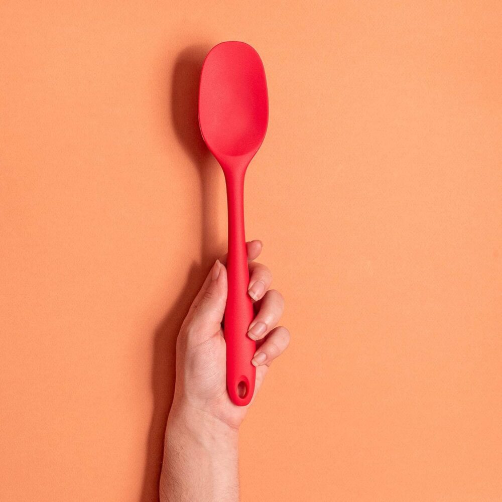 MOZCADA Espátula de Silicone Redonda Vermelha Grande - Image 2