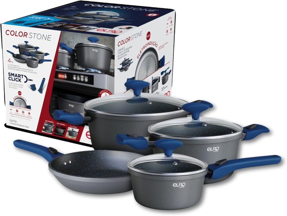 CONJUNTO DE PANELAS COLORSTONE 4 PEÇAS SMART CLICK