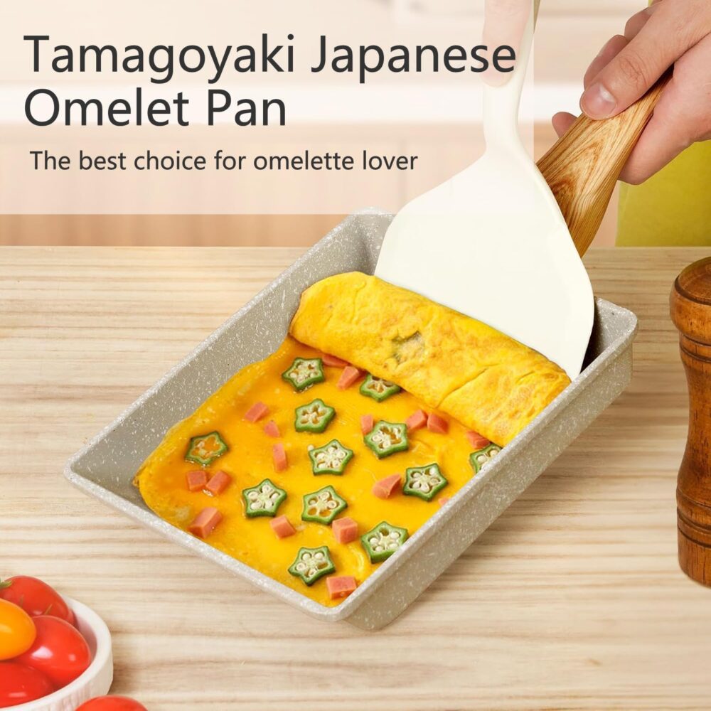 SLONUVLND Frigideira Tamagoyaki, Omelete Japonesa, Frigideir... - Image 4