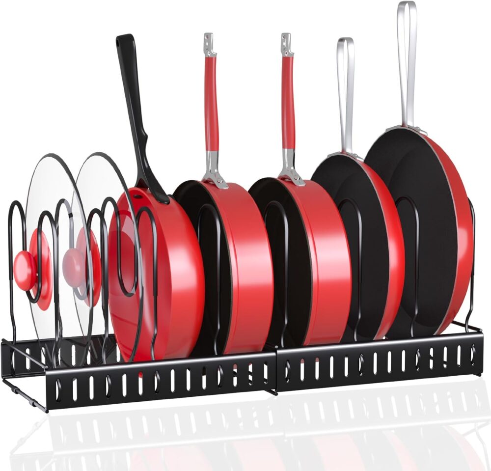 WEITELAI Organizador de panelas e frigideiras expansíveis so... - Image 7