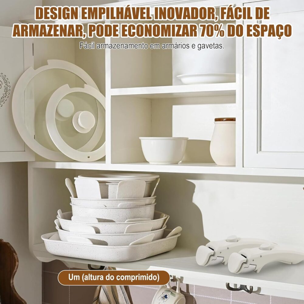 Conjunto de panelas, Conjunto de panelas antiaderentes Punho... - Image 3