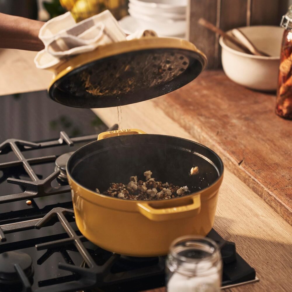 Staub Forno holandês redondo de ferro fundido de 4 litros - ... - Image 8
