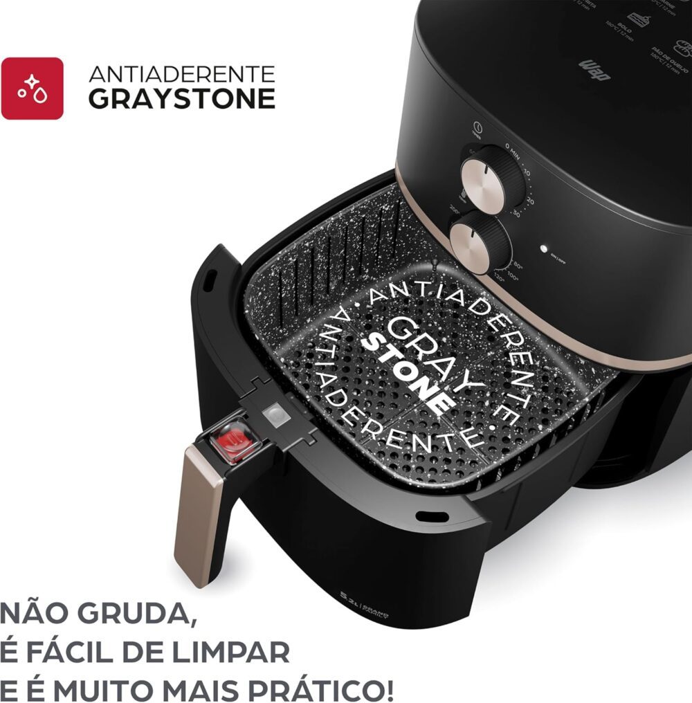 WAP Fritadeira Elétrica Air Fryer GRAND FAMILY 5,2 Litros, T... - Image 10