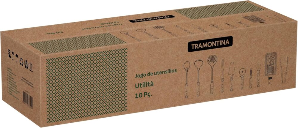 Jogo de Utensílios Tramontina Utilità com Lâminas em Aço Ino... - Image 6