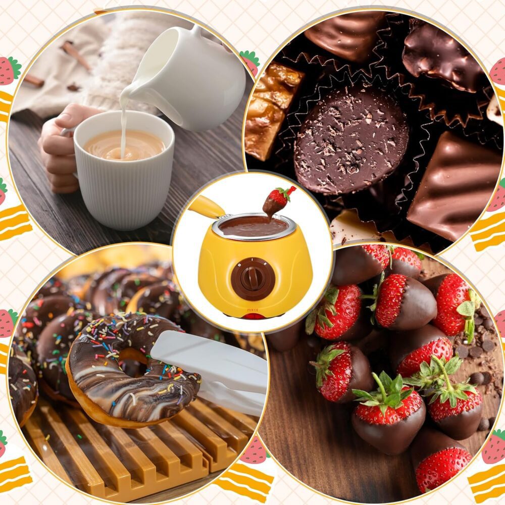 Umigy Conjunto de presente de pote de chocolate elétrico par... - Image 4