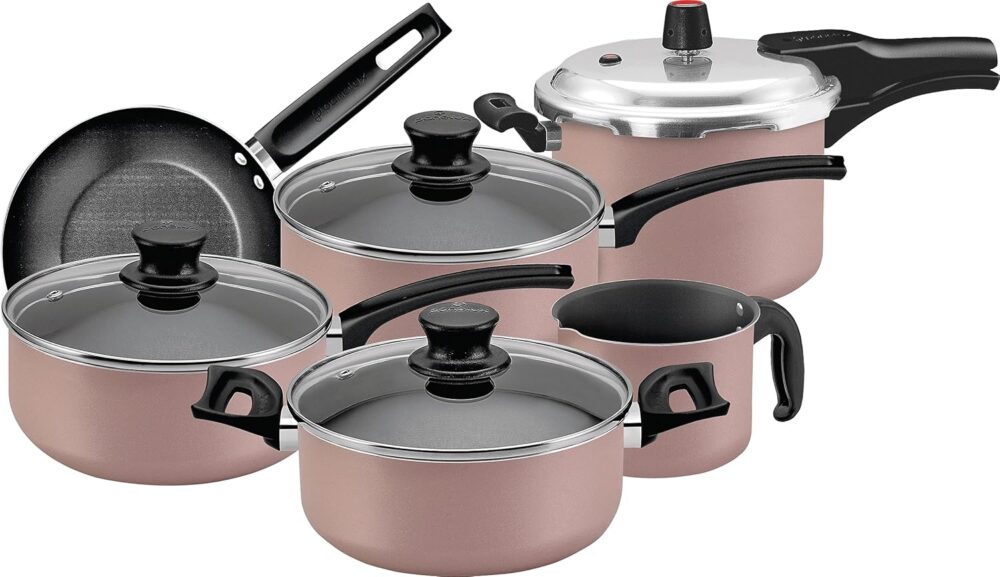 Panelux CONJUNTO PANELAS ALUMINIO 6 PCS PPFE GRA/ROSA MAGNIF...