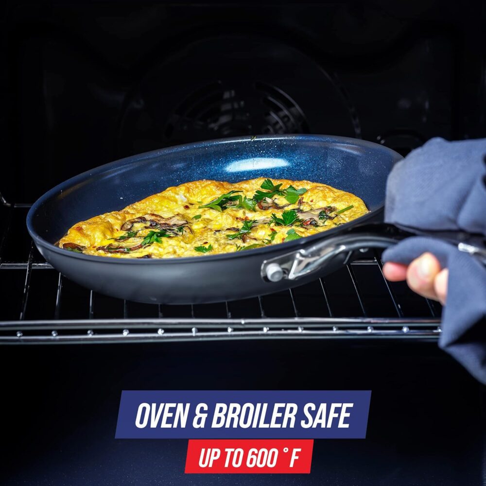 Blue Diamond Cookware Frigideira antiaderente de cerâmica an... - Image 8