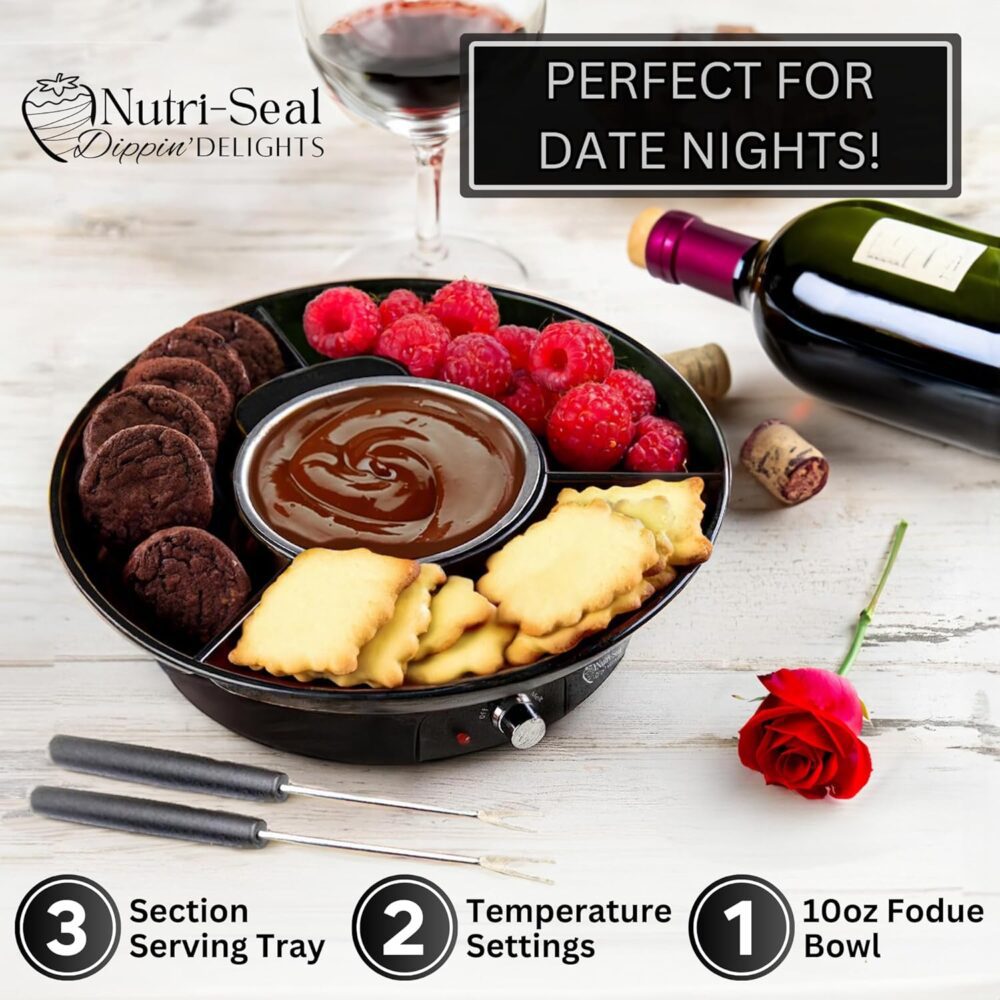 Conjunto elétrico de fondue premium Dippin' Delights – Conju... - Image 2