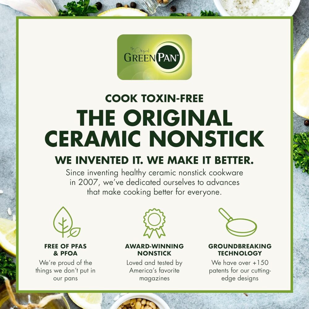 GreenPan Frigideira Dover Healthy Ceramic Antiaderente, 20 c... - Image 7
