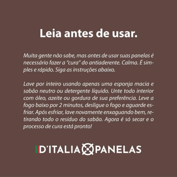 Conjunto de Panelas 10 peças Disegno Marrom - DITALIA PANELA... - Image 5