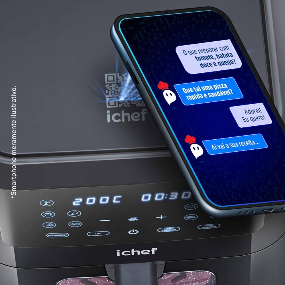 ICHEF Fritadeira Elétrica Airfryer Smart Vision 6L (220 Volt... | É bom mesmo? Descubra antes de comprar - Image 8