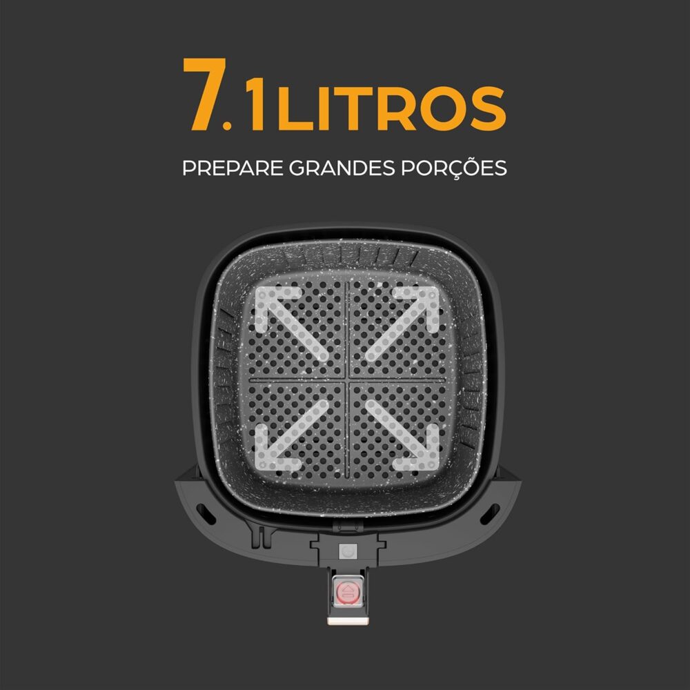 WAP Fritadeira Elétrica Air Fryer MEGA FAMILY DIGITAL 7,1 Li... | É bom mesmo? Descubra antes de comprar - Image 17