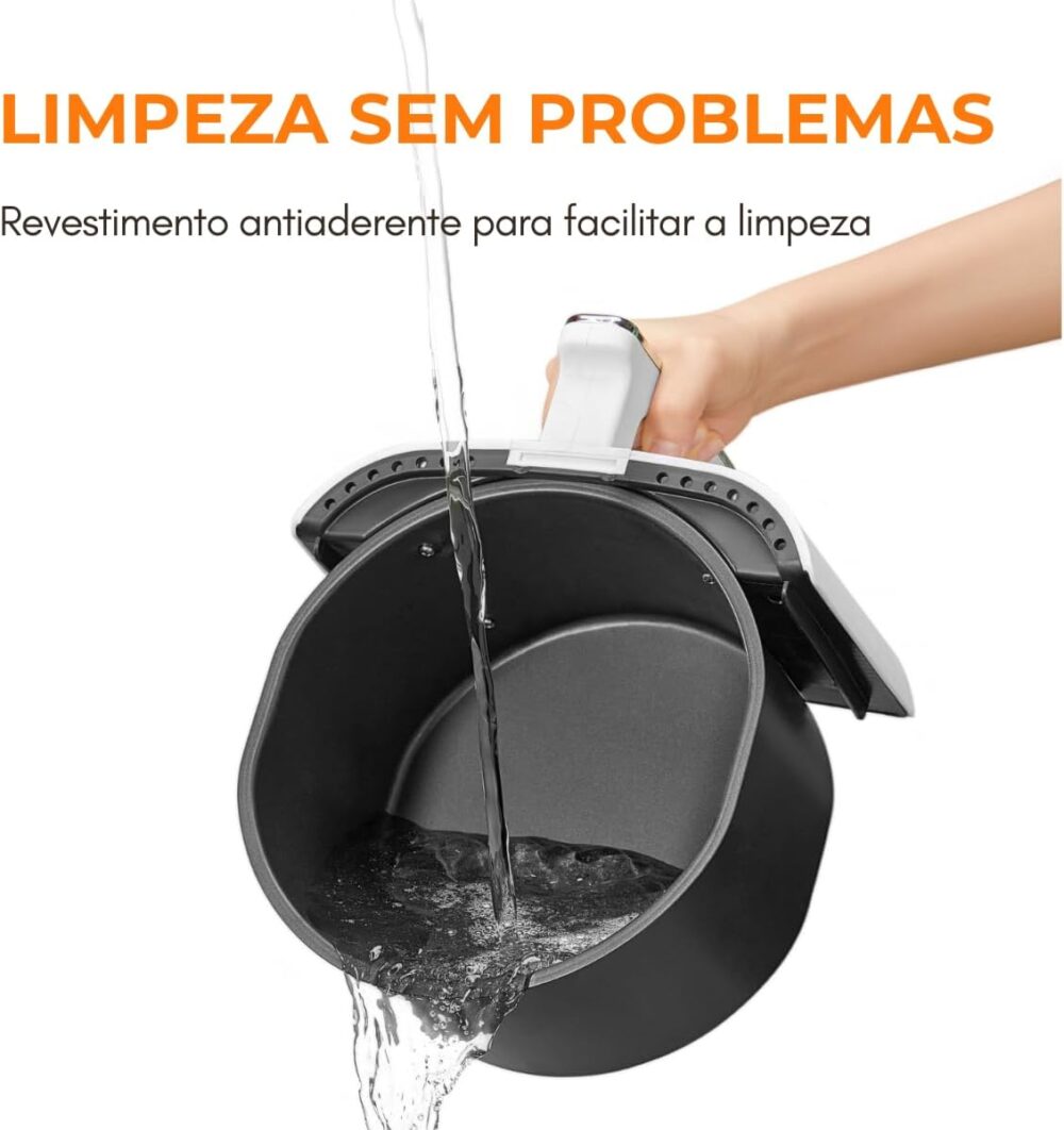 Gaabor Fritadeira Elétrica Sem Óleo Air Fryer 4L 1400w Digit... | É bom mesmo? Descubra antes de comprar - Image 10