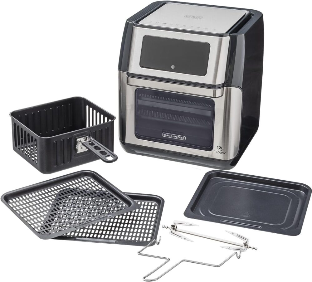 Black Decker Fritadeira Elétrica Gourmand Gris 5 em 1, Air F... | É bom mesmo? Descubra antes de comprar - Image 3