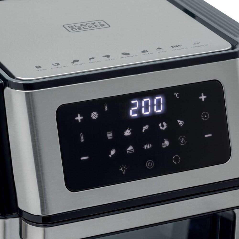 Black Decker Fritadeira Elétrica Gourmand Gris 5 em 1, Air F... | É bom mesmo? Descubra antes de comprar - Image 5