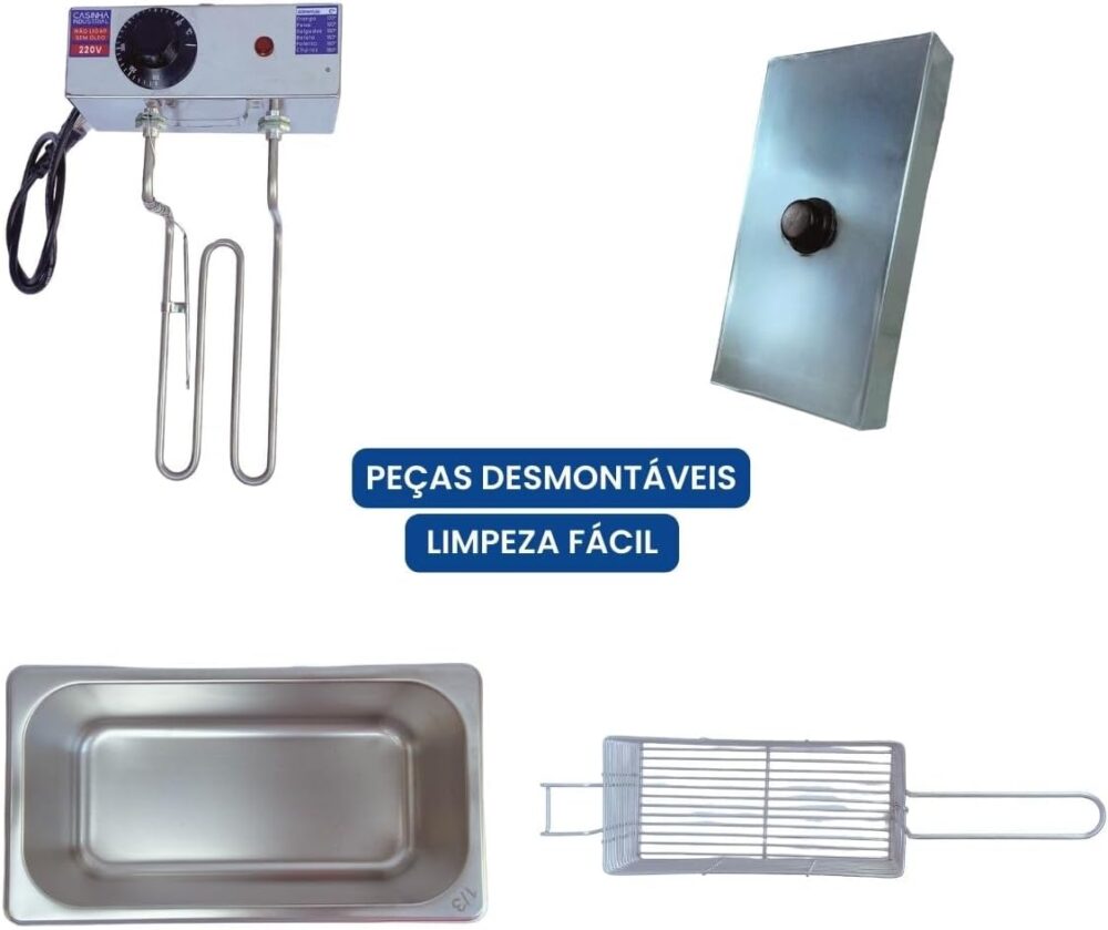 Fritadeira Elétrica Industrial Cuba 3L com Tampa (220, Volts... | É bom mesmo? Descubra antes de comprar - Image 4