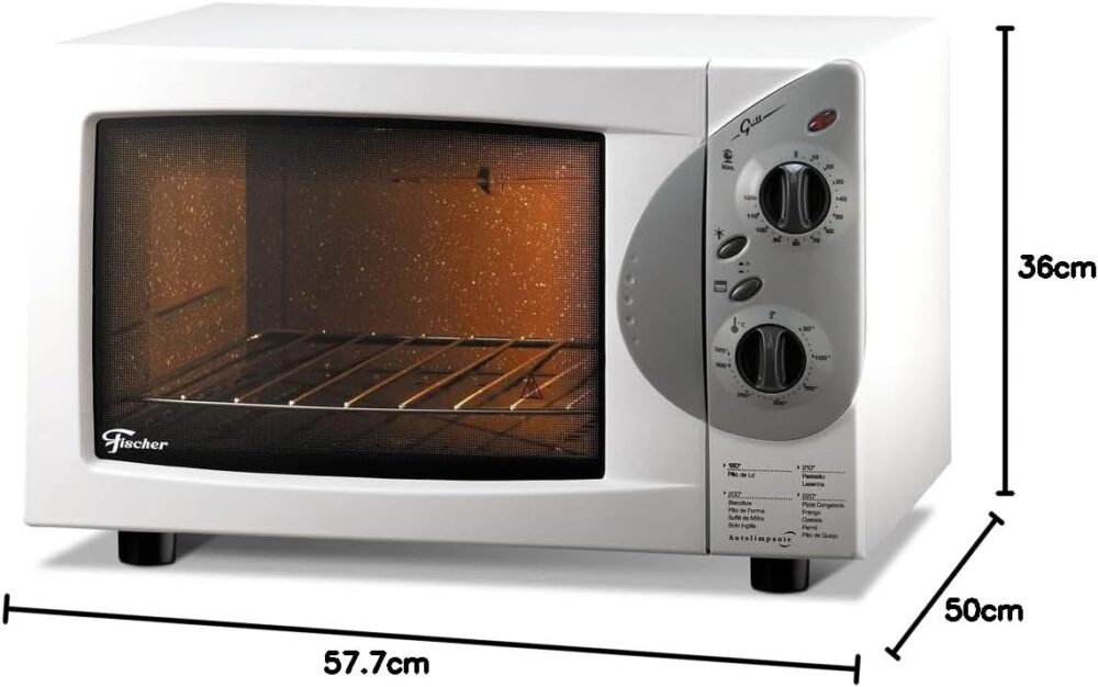 FISCHER FORNO ELETRICO BANCADA GRILL 44L BLACK 127V 34312-94... - Image 3
