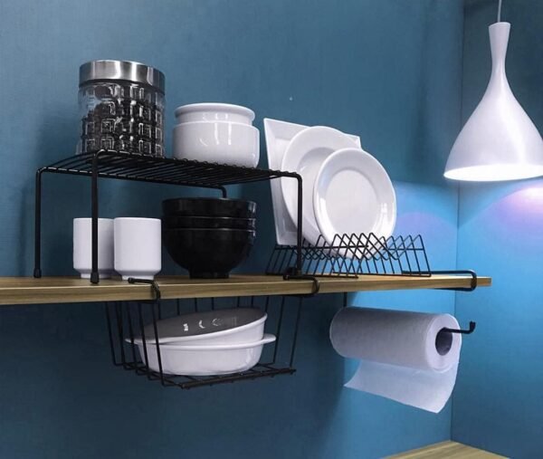 Kit Organizador para Cozinha Armário Prateleira Aramado Arma... - Image 6
