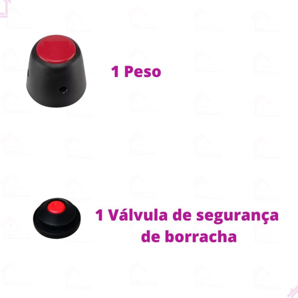 Kit Borracha Peso E Válvula Para Panela De Pressão Eirilar 5... - Image 5