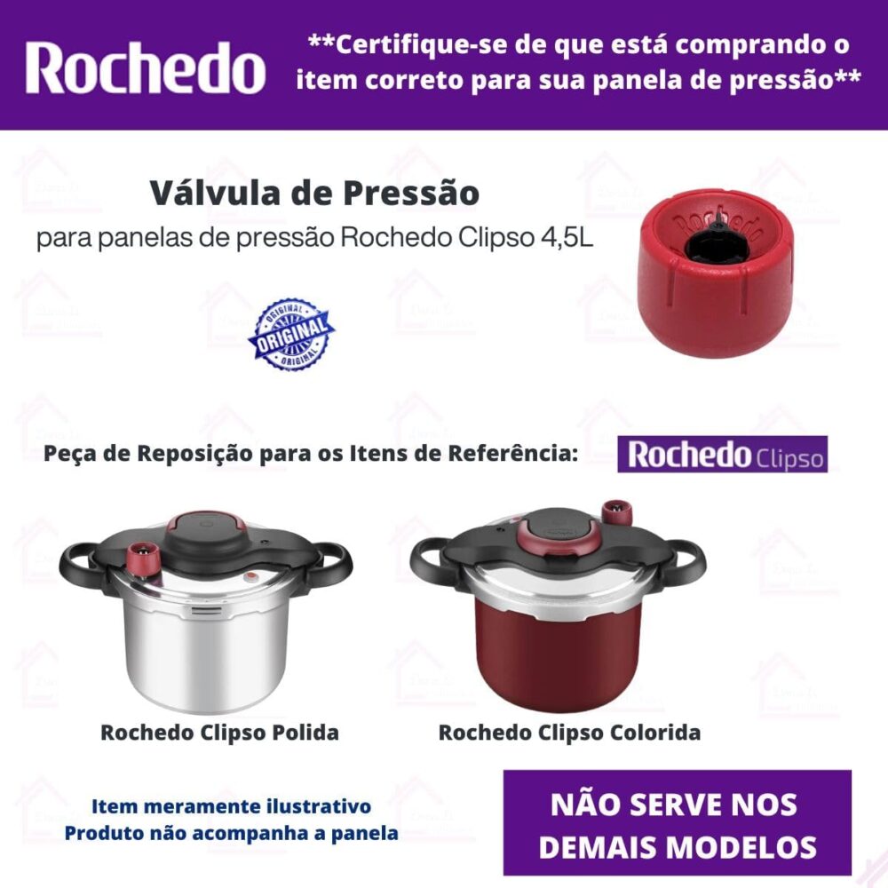 Válvula De Pressão Original Panela De Pressão Rochedo Clipso... - Image 2