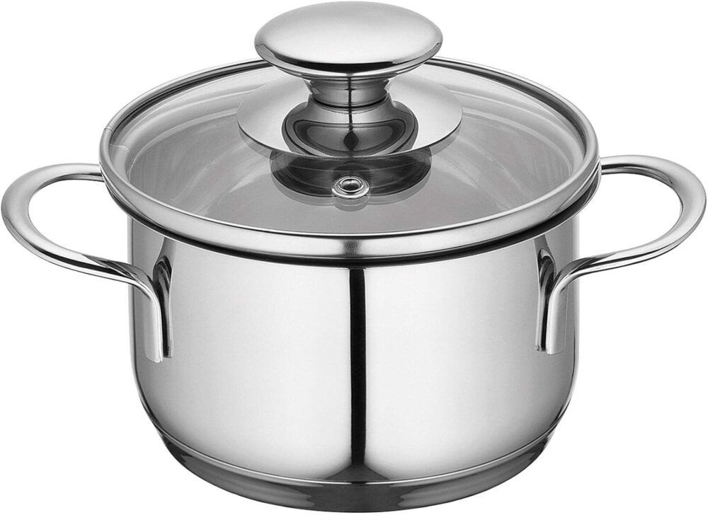 Küchenprofi 2370702812 Panela de aço inoxidável com tampa de...