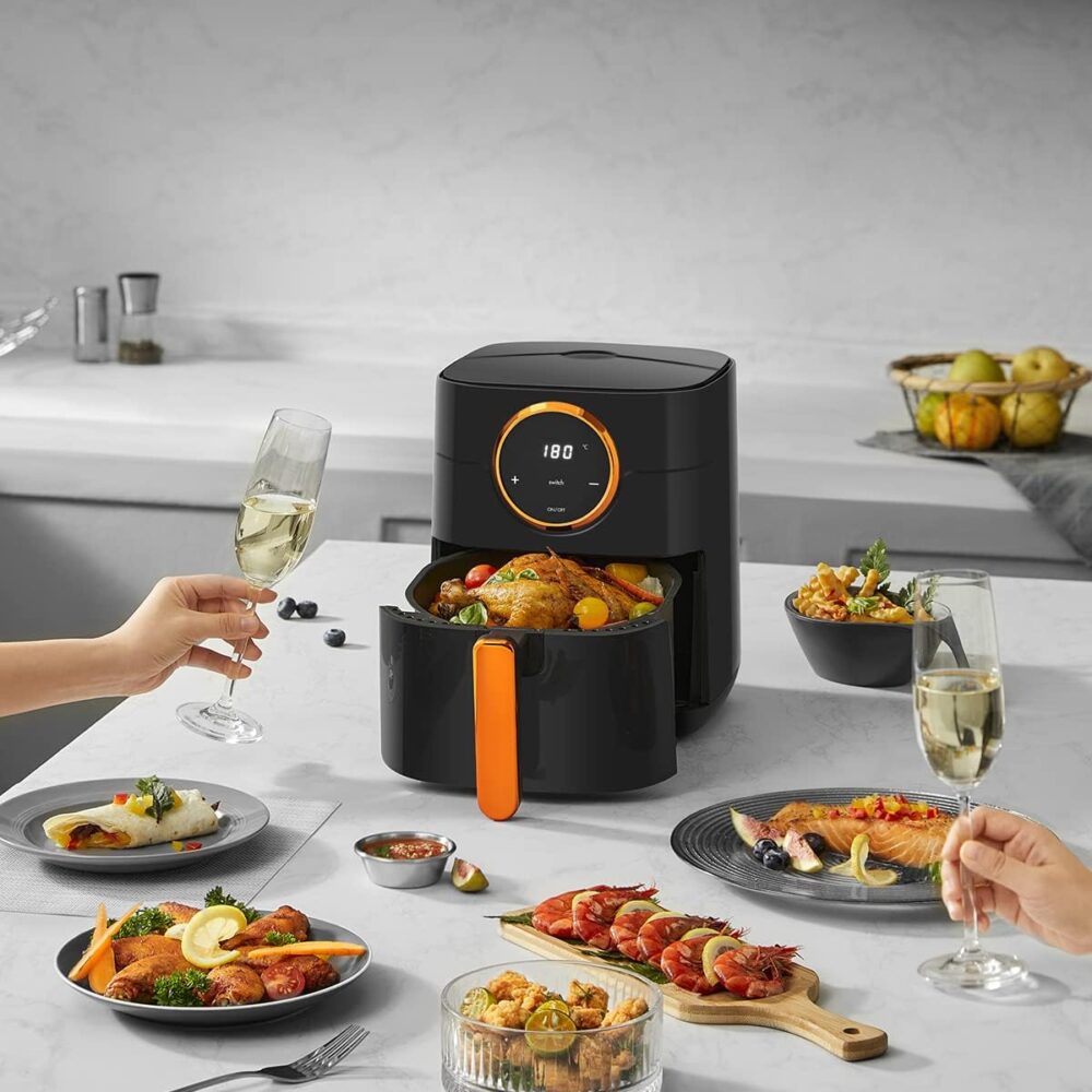 GAABOR FRITADEIRA ELÉTRICA SEM ÓLEO AIR FRYER 4L 1400W DIGIT... | É bom mesmo? Descubra antes de comprar - Image 8